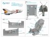 Quinta Studio QD72109 MiG-21PFM Gray panels 3D-Printed & coloured Interior on decal paper (Eduard) 1/72